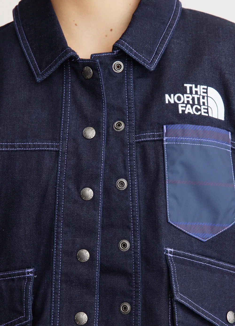 Women's Piecework Denim Jacket
