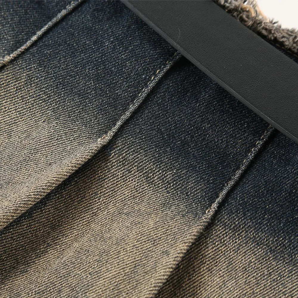 Women's Vintage Street Trendy Denim Skirt