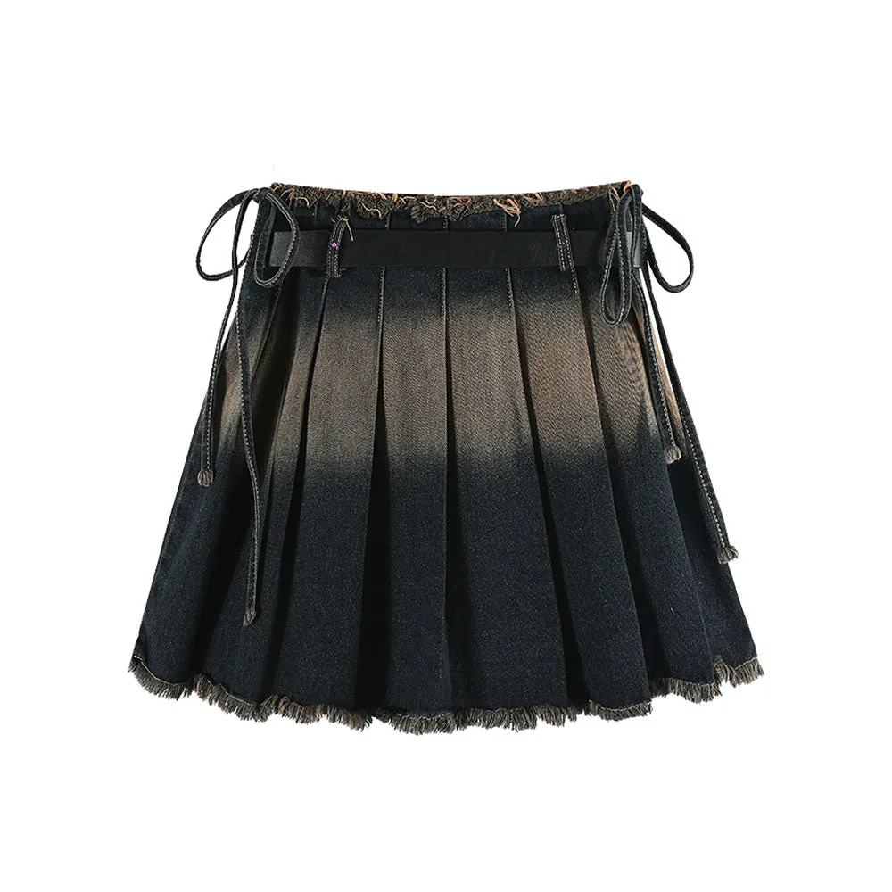 Women's Vintage Street Trendy Denim Skirt