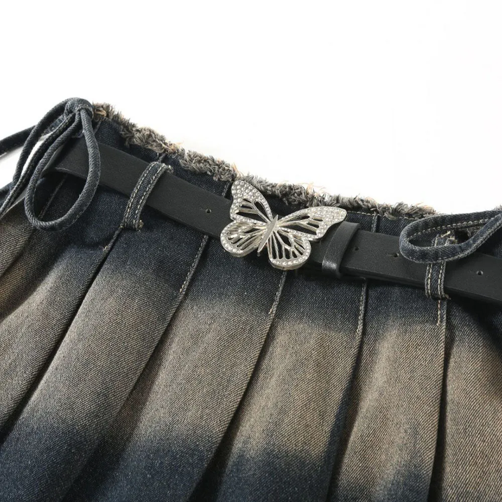Women's Vintage Street Trendy Denim Skirt