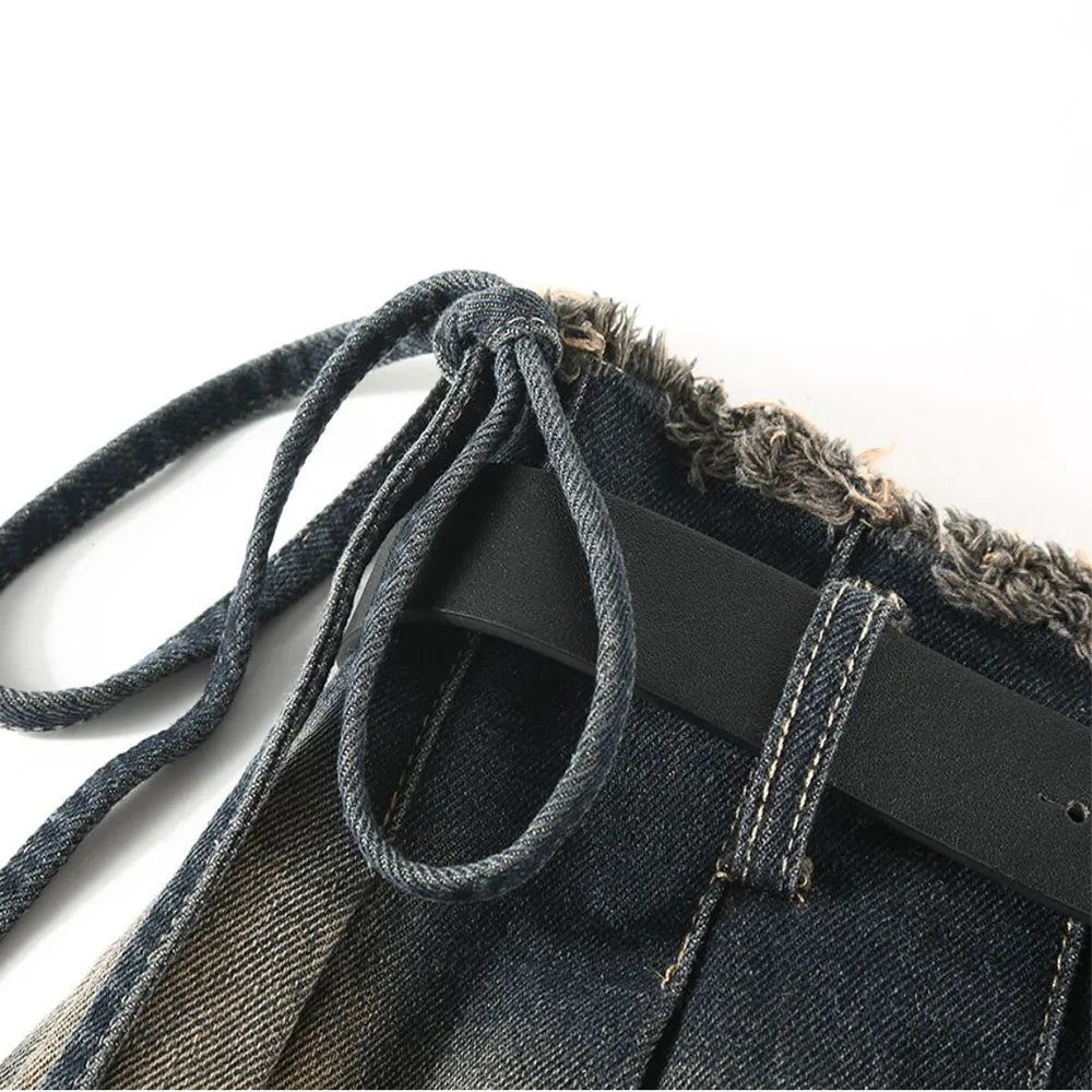 Women's Vintage Street Trendy Denim Skirt