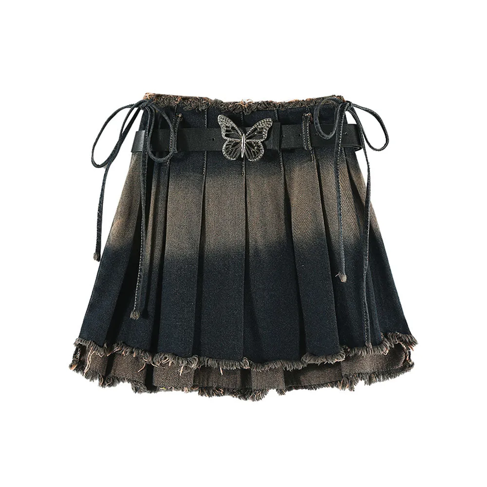Women's Vintage Street Trendy Denim Skirt