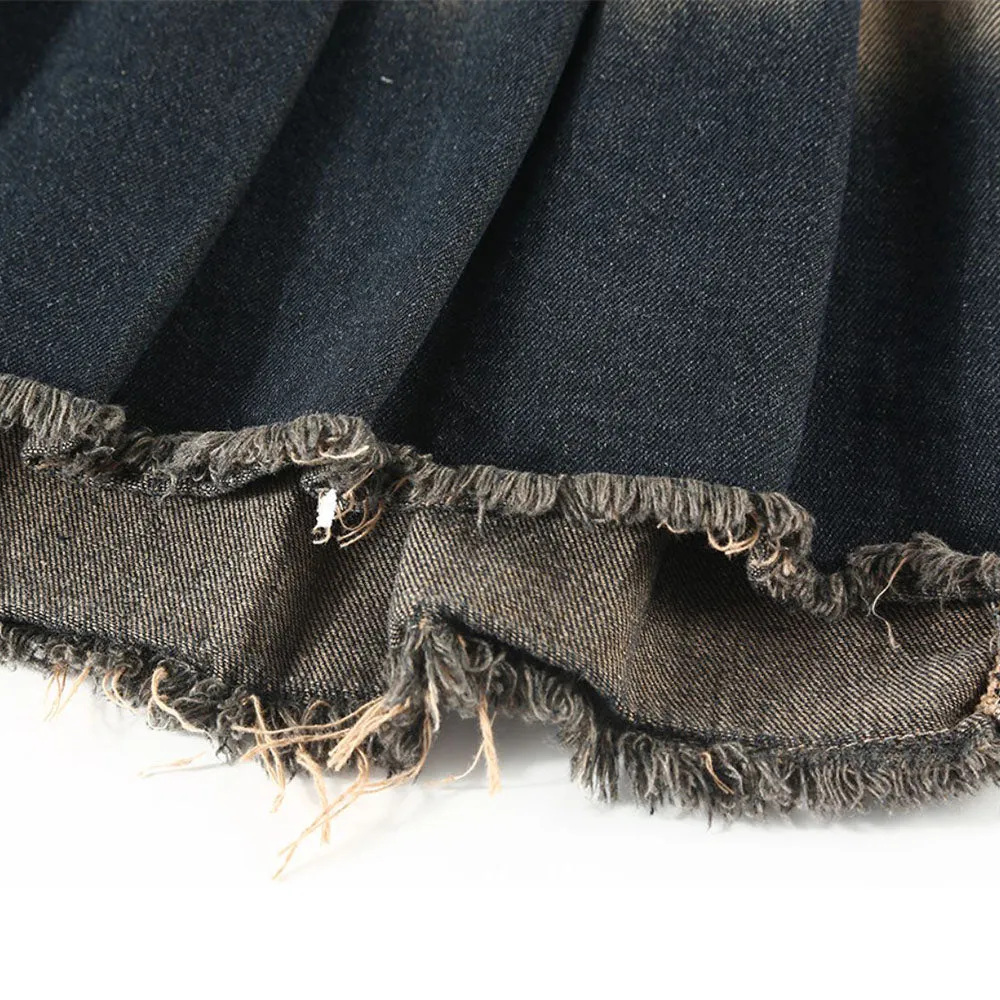 Women's Vintage Street Trendy Denim Skirt